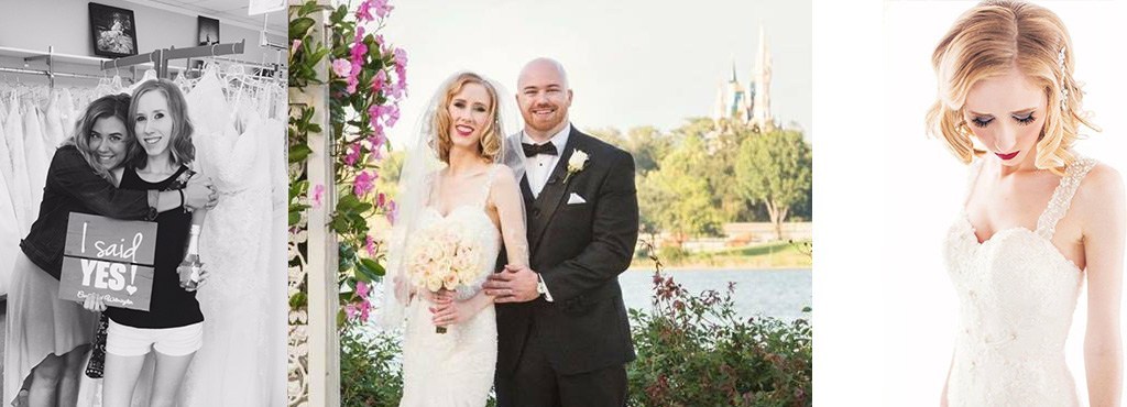 Camille’s Bridal Profile: Megan Kuzma’s Disney Wedding. Desktop Image